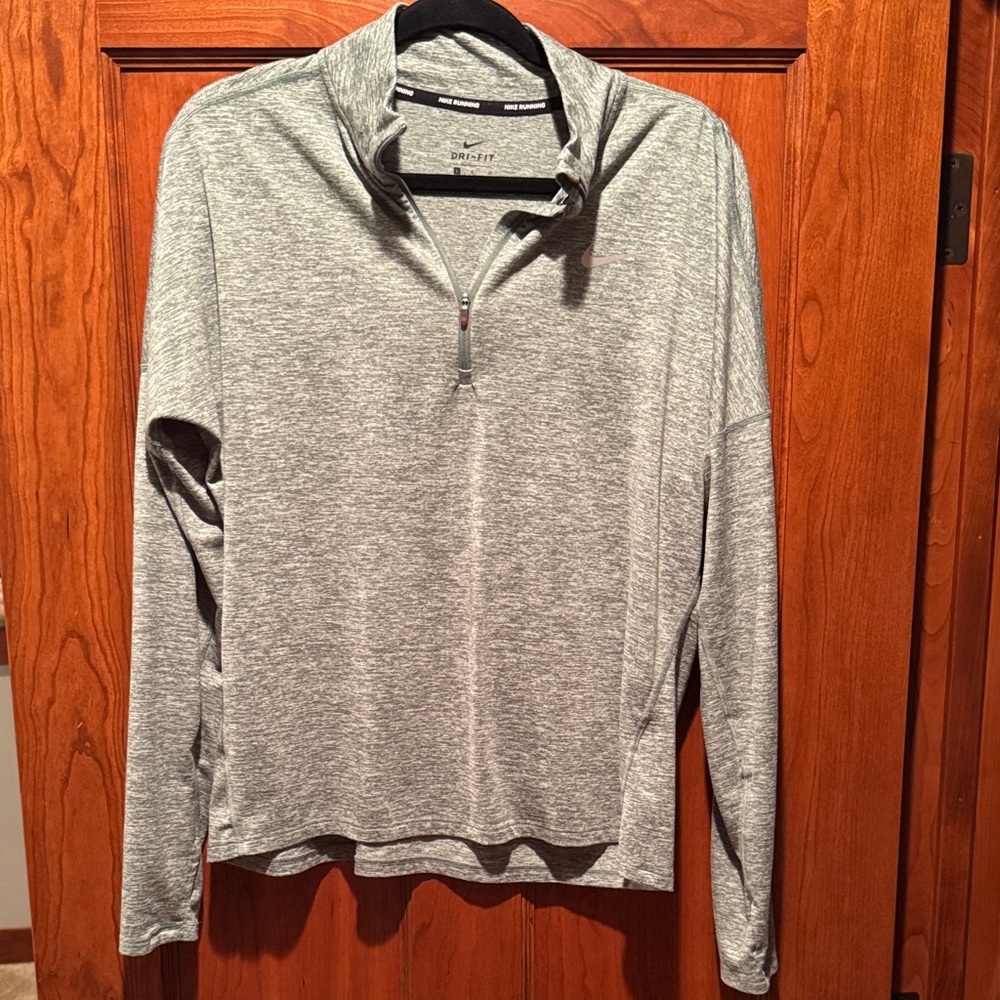 Nike Heather Green Zip Up